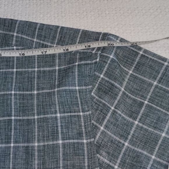Orvis Classic Collection Logo Grey & White Short Sleeve Button Down Sz XL Shirt - Picture 11 of 12
